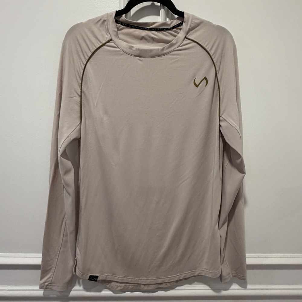 TLF Long Sleeve Performance Shirt – Tan/Cream‎
